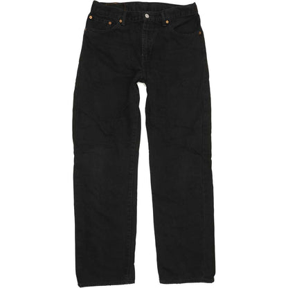 Levi's 751 Men Black Straight Regular Jeans W33 L31