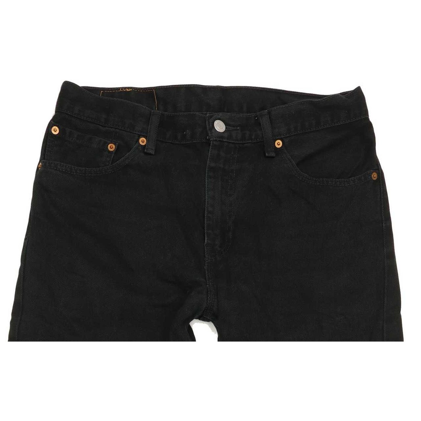 Levi's 751 Men Black Straight Regular Jeans W33 L31