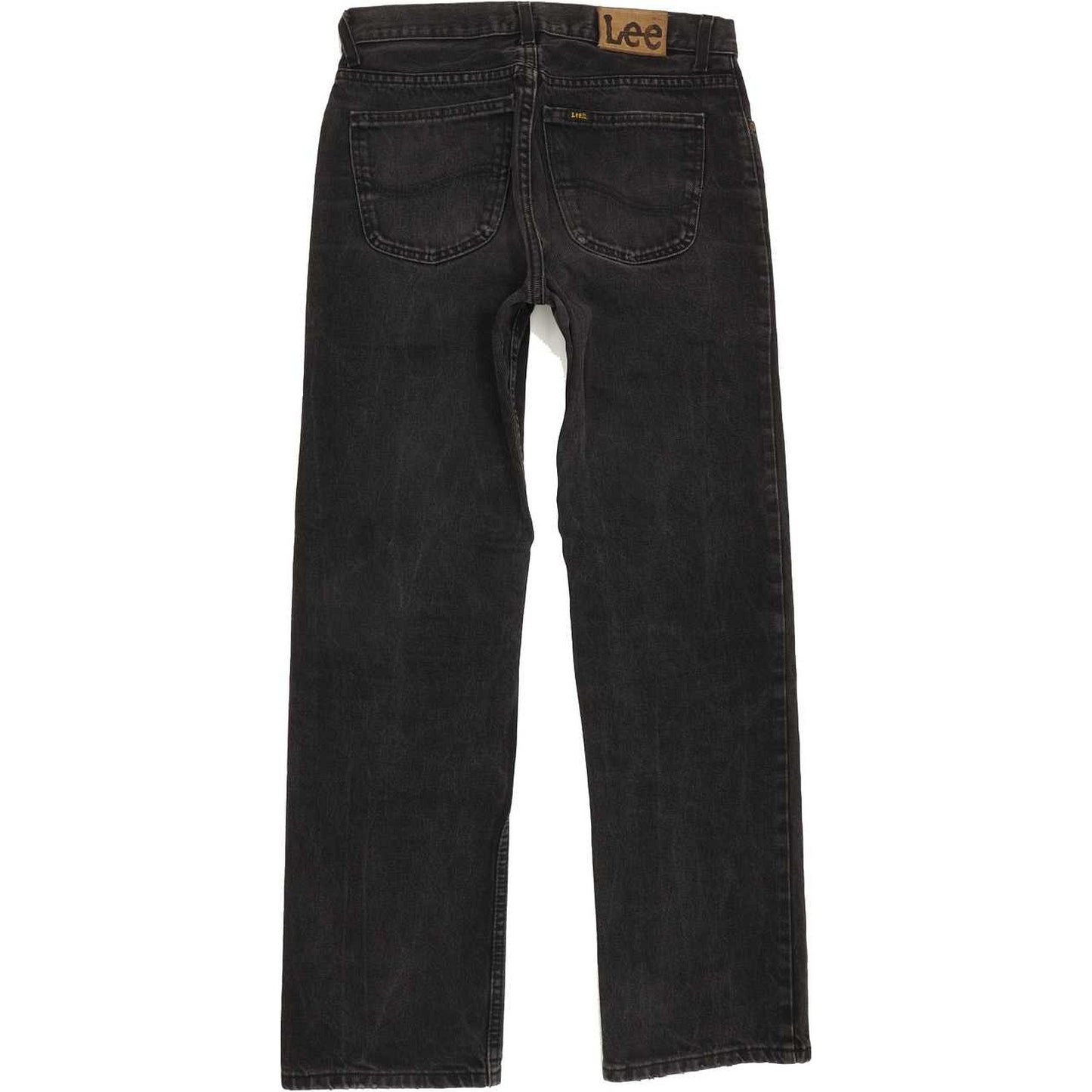 Lee Men Black Straight Regular Jeans W32 L31