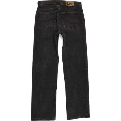 Lee Men Black Straight Regular Jeans W32 L31