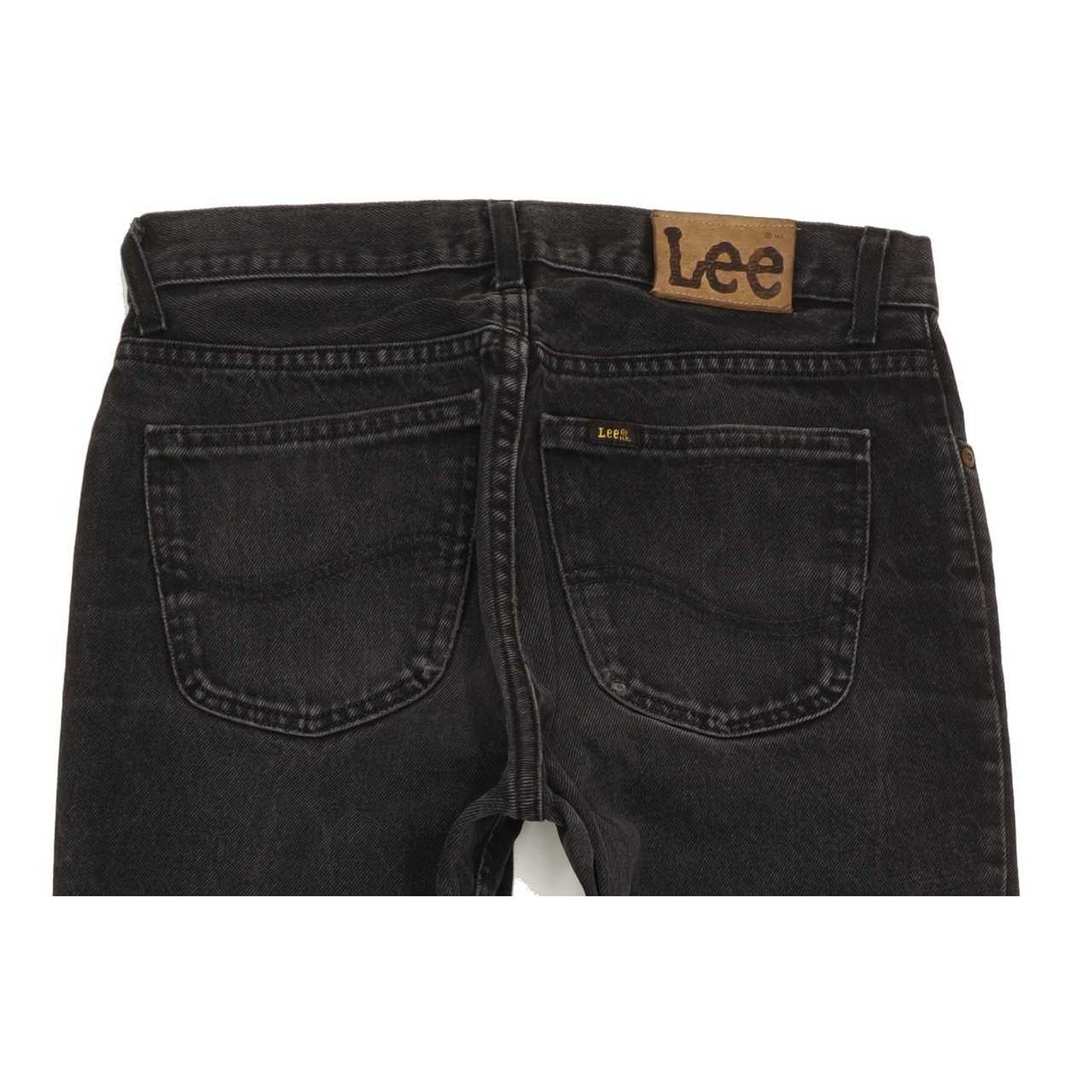 Lee Men Black Straight Regular Jeans W32 L31