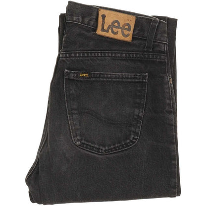 Lee Men Black Straight Regular Jeans W32 L31