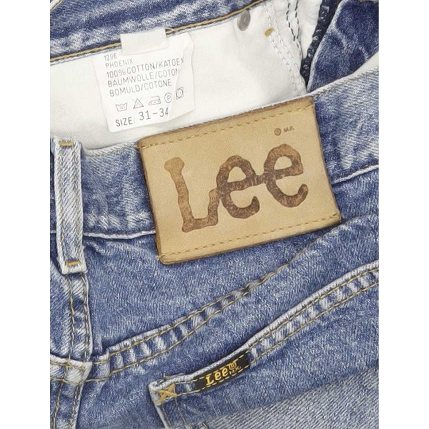 Lee Phoenix Men Blue Straight Regular Jeans W31 L34