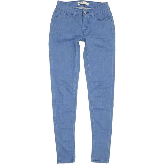 Levi's Women Blue Skinny Slim Stretch Jeans W26 L30