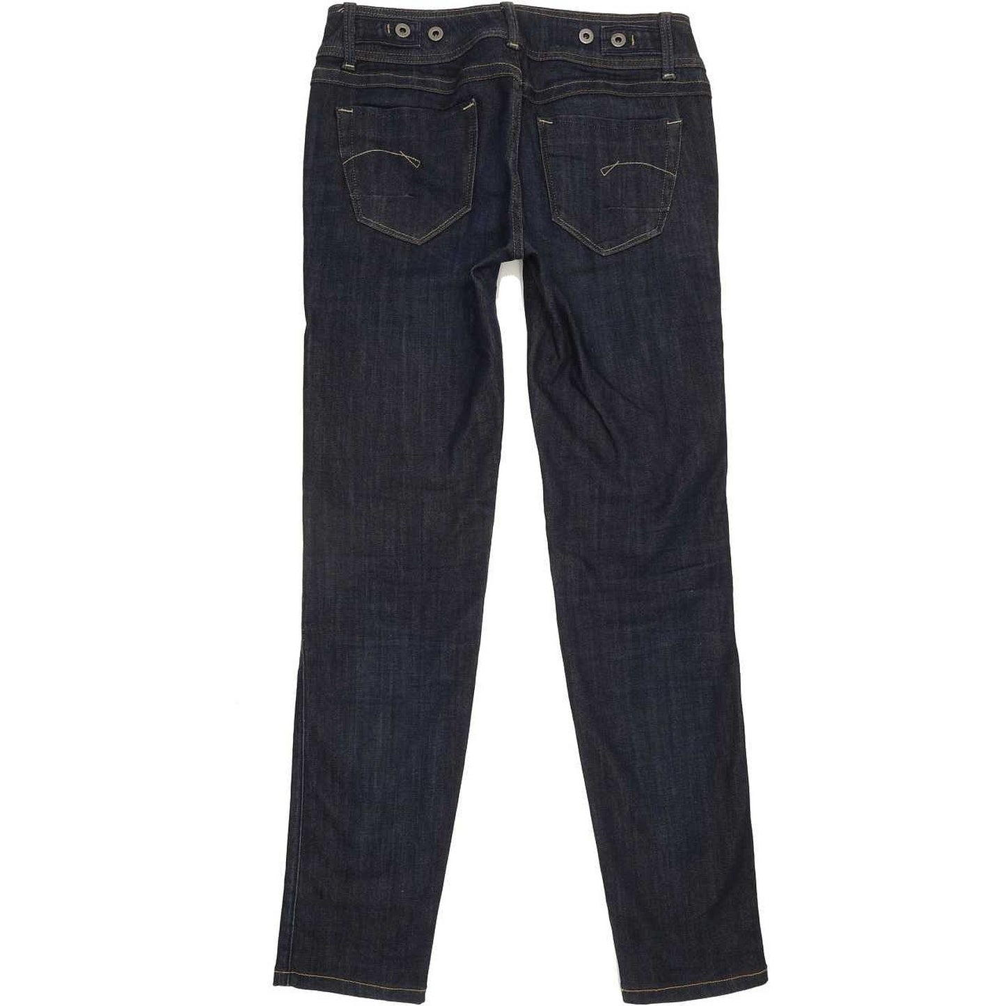 G-Star New Ford Women Blue Straight Slim Stretch Jeans W28 L30