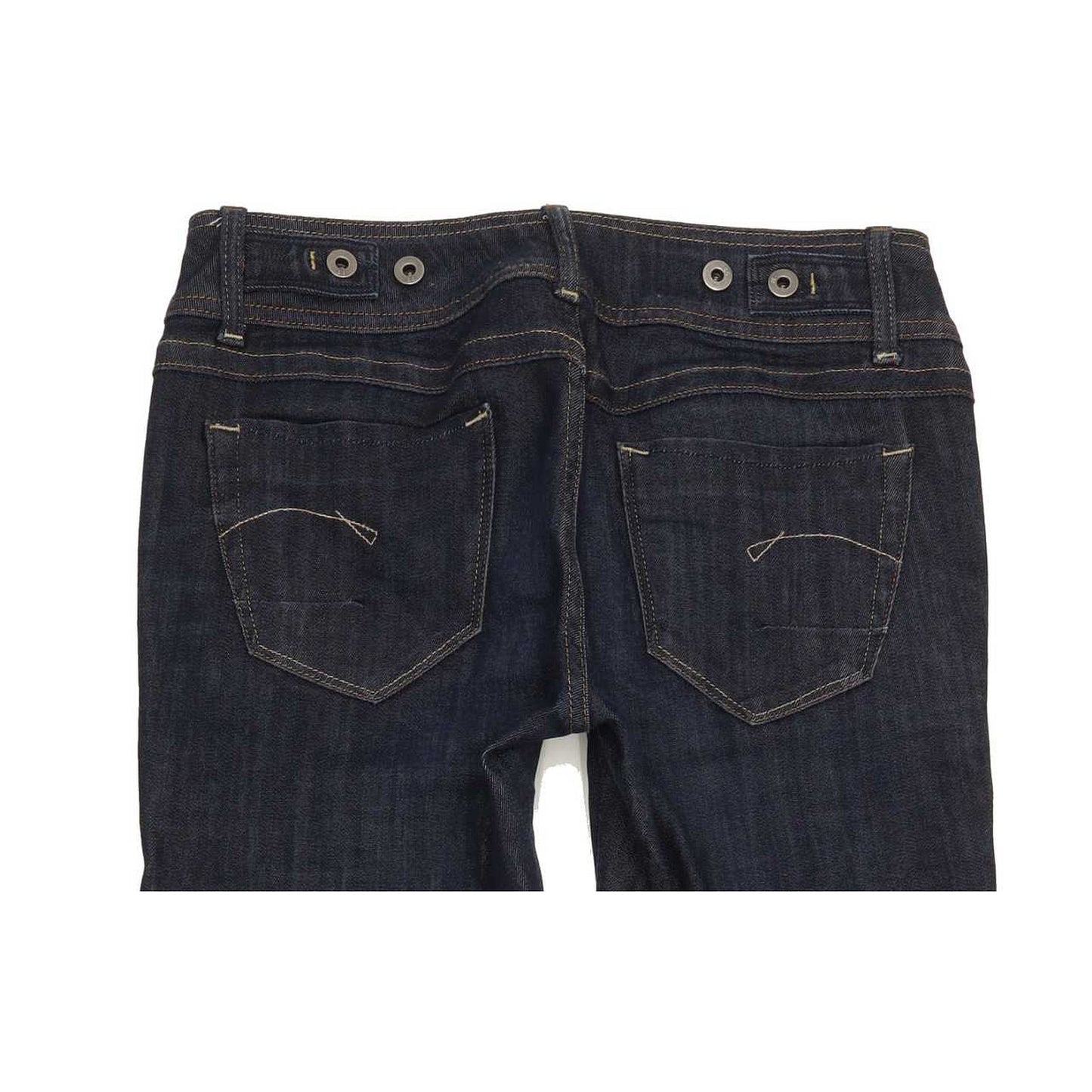 G-Star New Ford Women Blue Straight Slim Stretch Jeans W28 L30