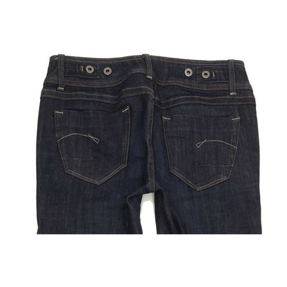 G-Star New Ford Women Blue Straight Slim Stretch Jeans W28 L30