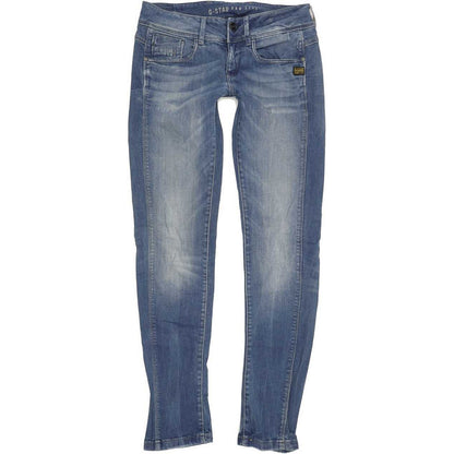 G-Star 5204 Women Blue Skinny Slim Jeans W28 L31