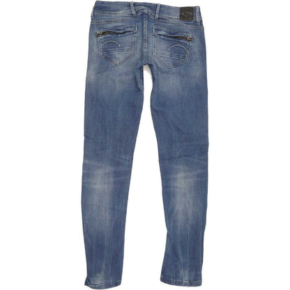 G-Star 5204 Women Blue Skinny Slim Jeans W28 L31