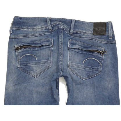 G-Star 5204 Women Blue Skinny Slim Jeans W28 L31