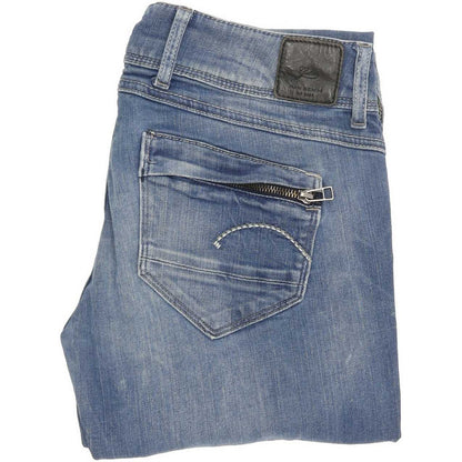 G-Star 5204 Women Blue Skinny Slim Jeans W28 L31