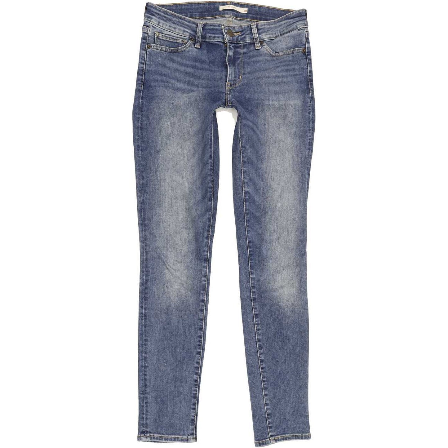 Levi's 711 Women Blue Skinny Slim Jeans W28 L30