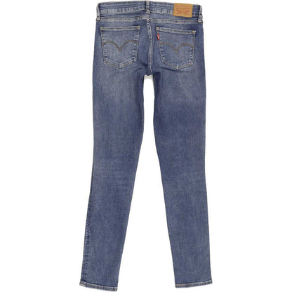 Levi's 711 Women Blue Skinny Slim Jeans W28 L30