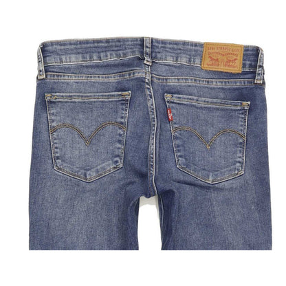 Levi's 711 Women Blue Skinny Slim Jeans W28 L30