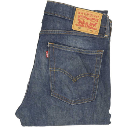 Levi's 510 Men Blue Skinny Slim Jeans W32 L31
