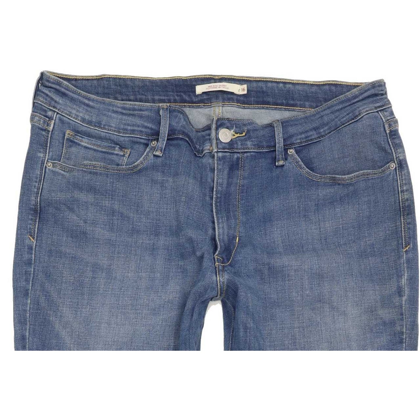 Levi's Filiforme Women Blue Skinny Regular Stretch Jeans W33 L30