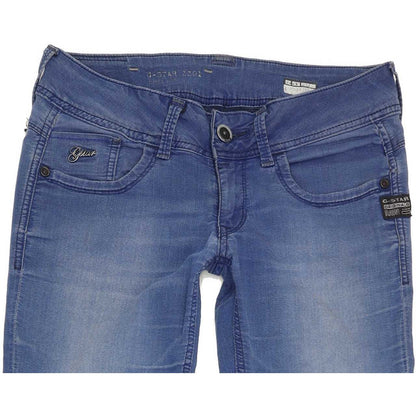G-Star Lynn Women Blue Skinny Slim Stretch Jeans W27 L33
