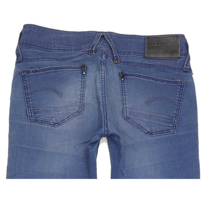 G-Star Lynn Women Blue Skinny Slim Stretch Jeans W27 L33