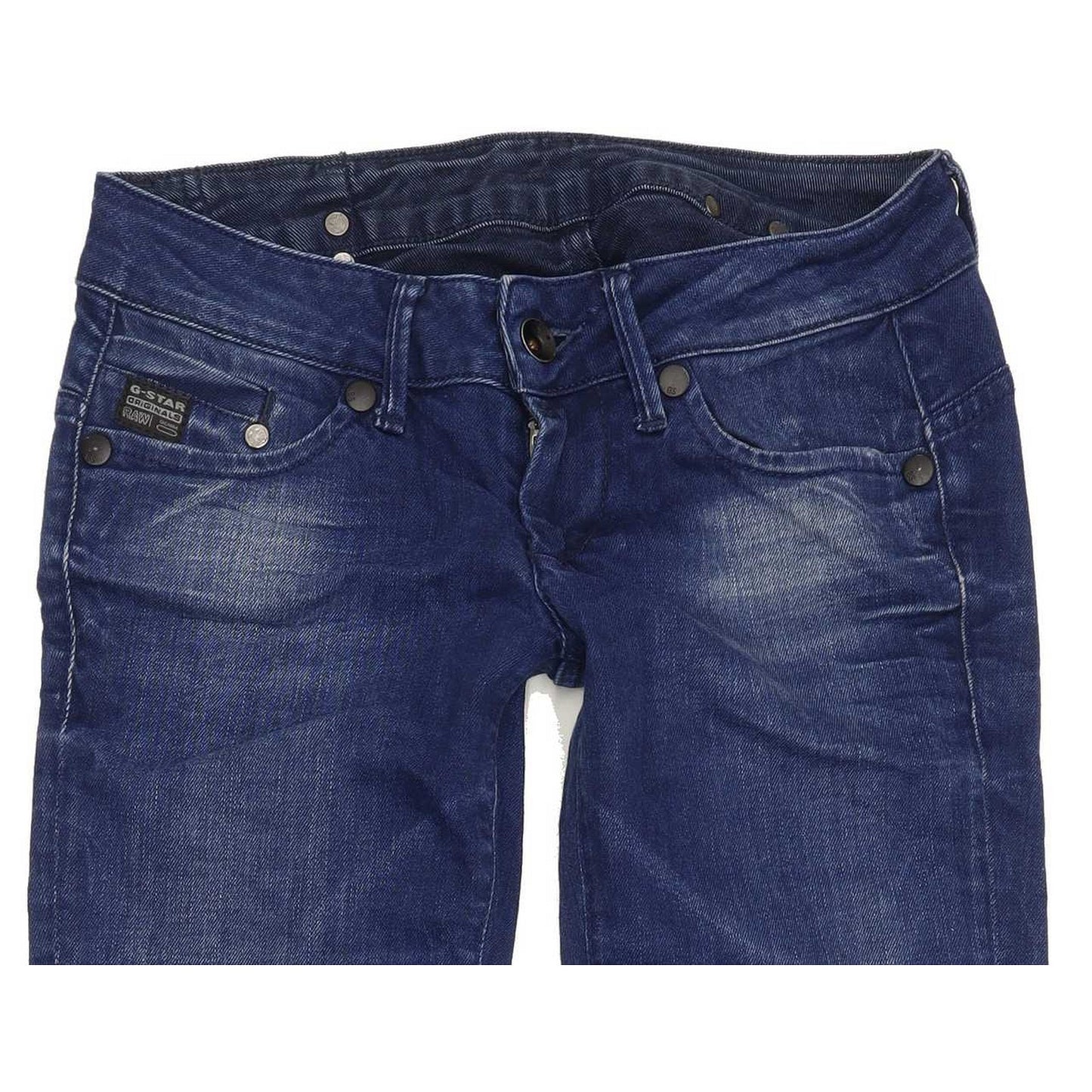 G-Star Midge Women Blue Straight Slim Stretch Jeans W27 L31