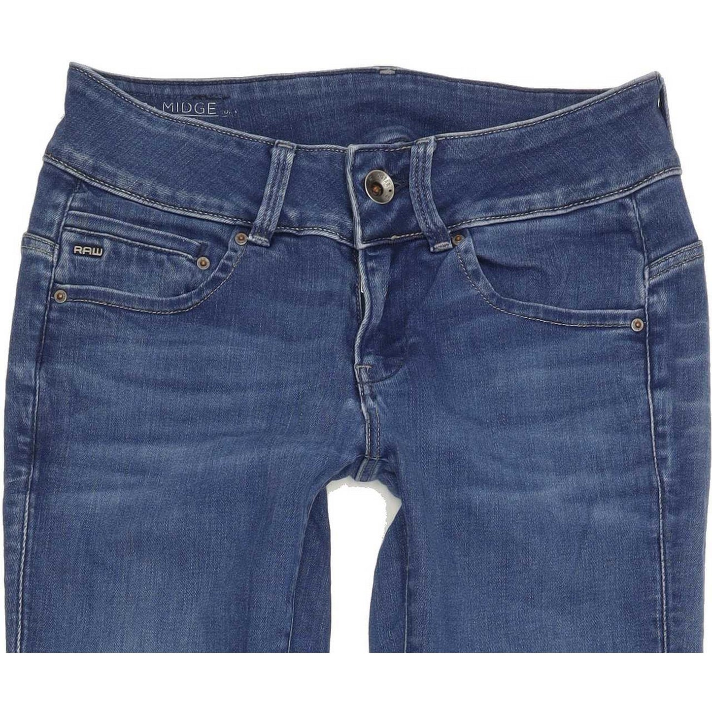 G-Star Midge Women Blue Skinny Slim Stretch Jeans W24 L30