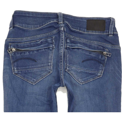 G-Star Midge Women Blue Skinny Slim Stretch Jeans W24 L30