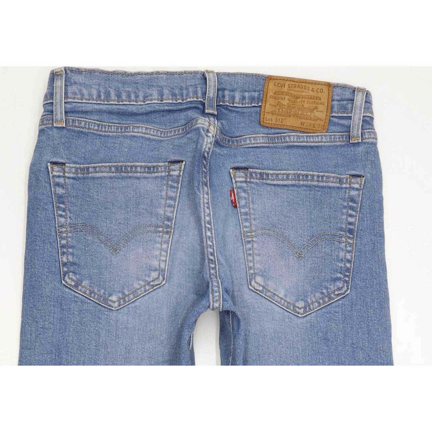 Levi's 512 Men Blue Tapered Slim Stretch Jeans W29 L30