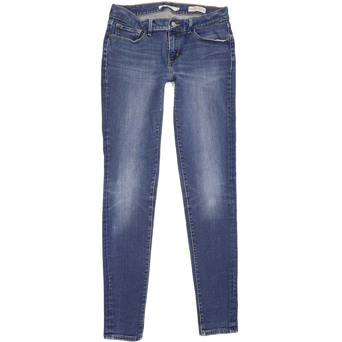 Levi's 710 Super Women Blue Skinny Slim Stretch Jeans W29 L30
