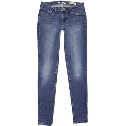 Levi's 710 Super Women Blue Skinny Slim Stretch Jeans W29 L30