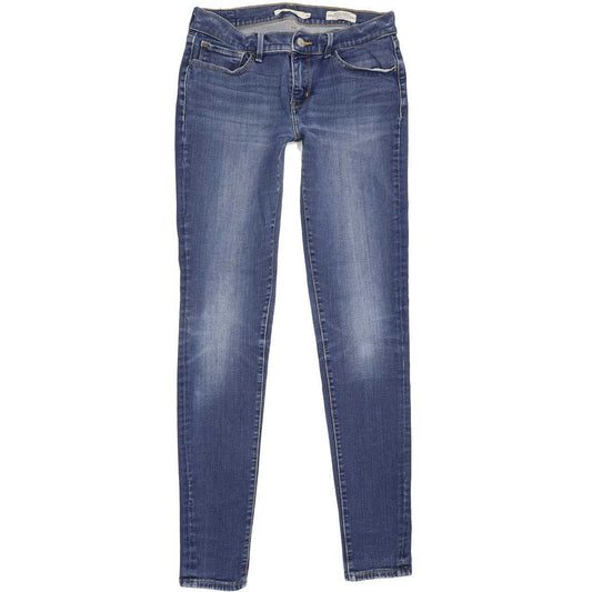 Levi's 710 Super Women Blue Skinny Slim Stretch Jeans W29 L30