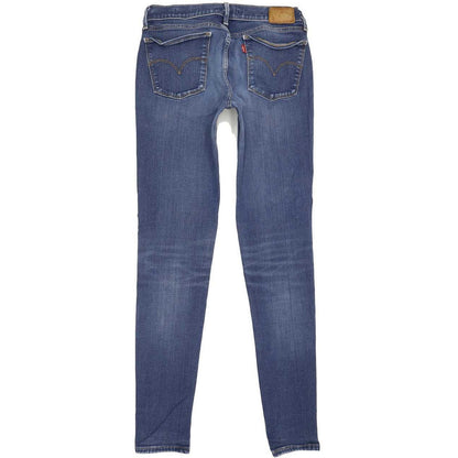 Levi's 710 Super Women Blue Skinny Slim Stretch Jeans W29 L30