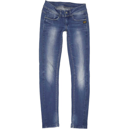 G-Star Women Blue Skinny Slim Jeans W26 L32