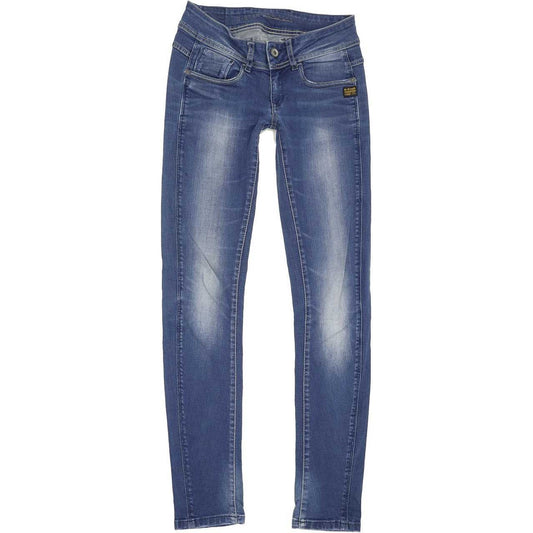 G-Star Women Blue Skinny Slim Jeans W26 L32