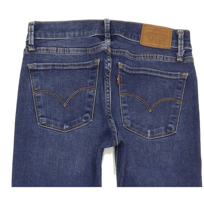 Levi's 710 Super Women Blue Skinny Slim Stretch Jeans W26 L27