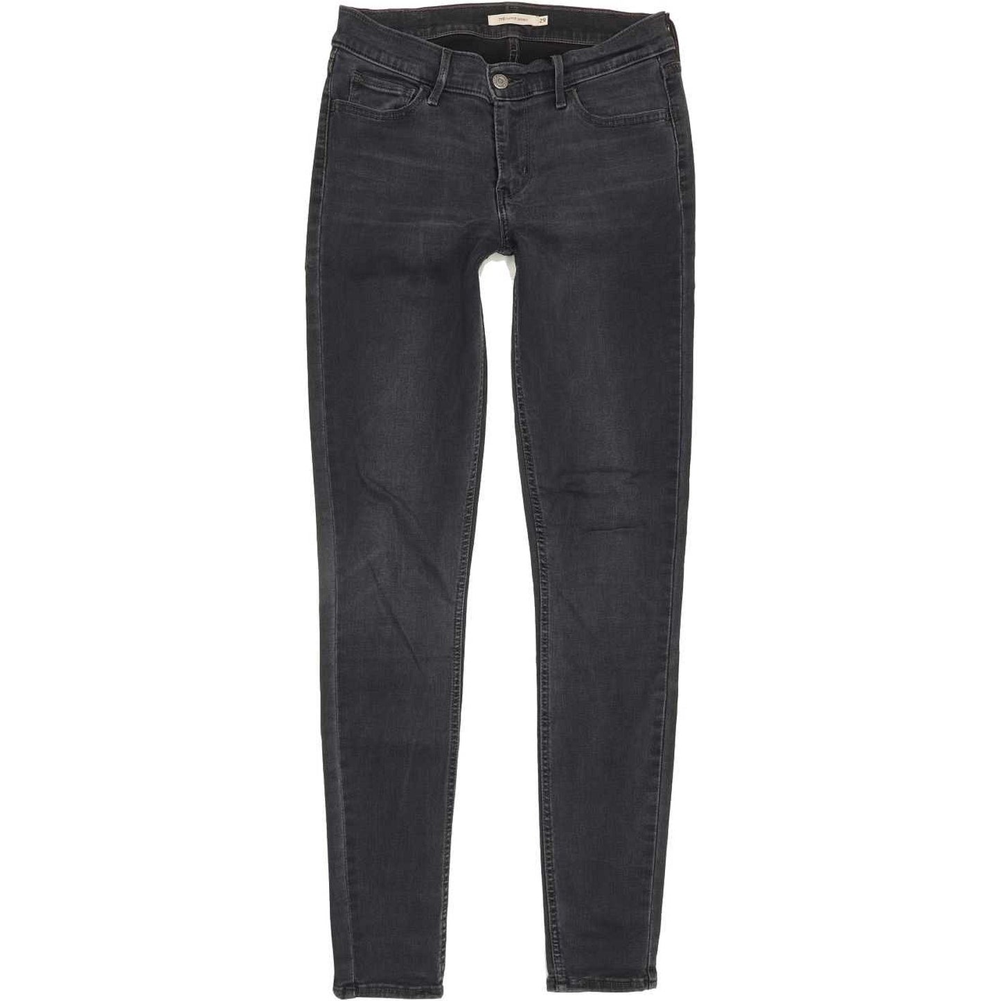 Levi's 710 Super Women Charcoal Skinny Slim Jeans W29 L31