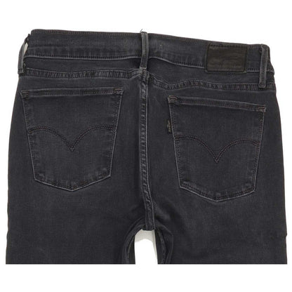 Levi's 710 Super Women Charcoal Skinny Slim Jeans W29 L31