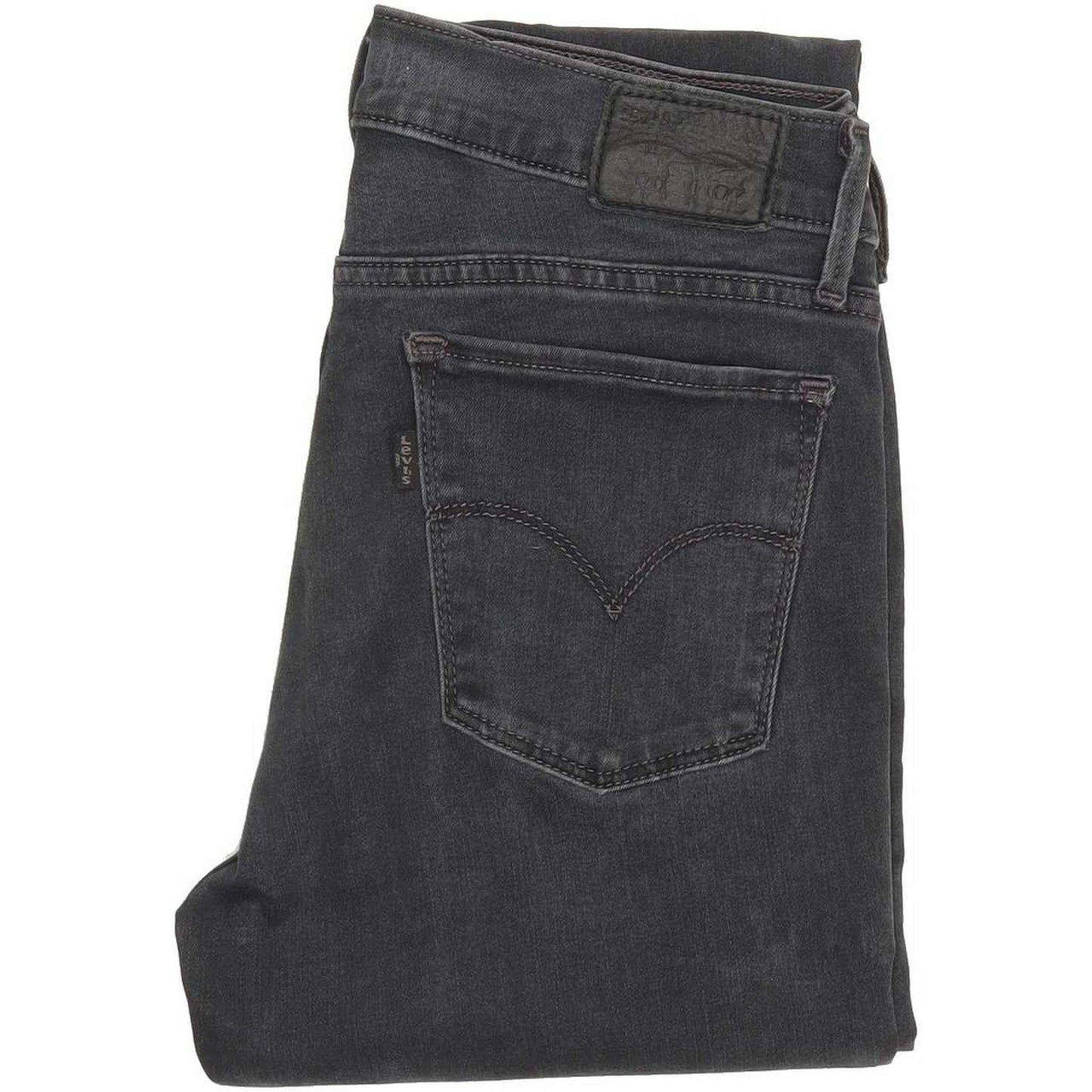 Levi's 710 Super Women Charcoal Skinny Slim Jeans W29 L31