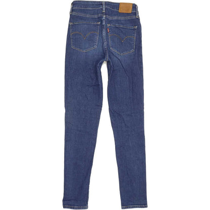 Levi's 712 High Rise Women Blue Skinny Slim Stretch Jeans W27 L29