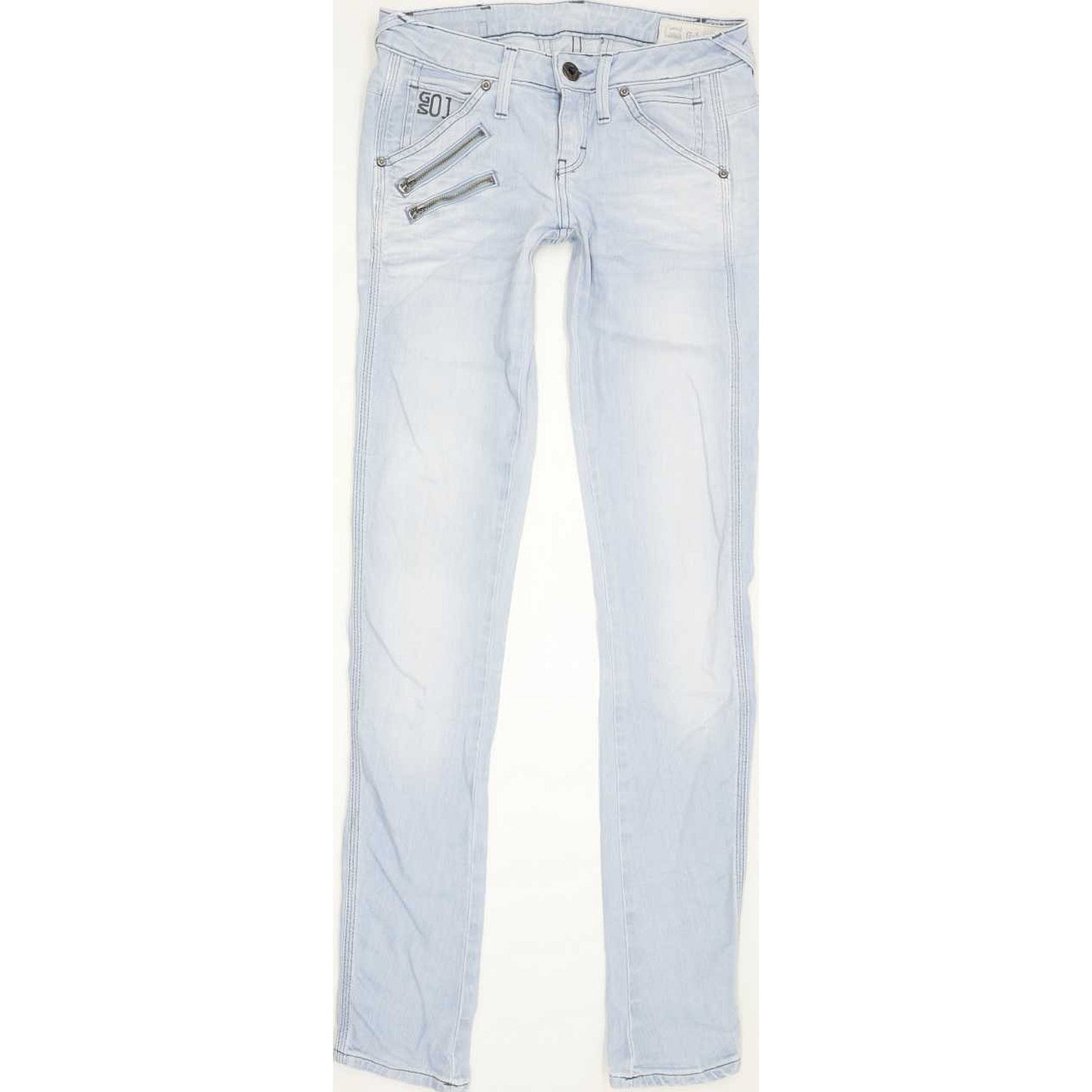 G-Star Duca Women Blue Skinny Slim Stretch Jeans W25 L32