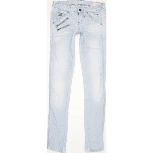 G-Star Duca Women Blue Skinny Slim Stretch Jeans W25 L32