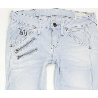 G-Star Duca Women Blue Skinny Slim Stretch Jeans W25 L32