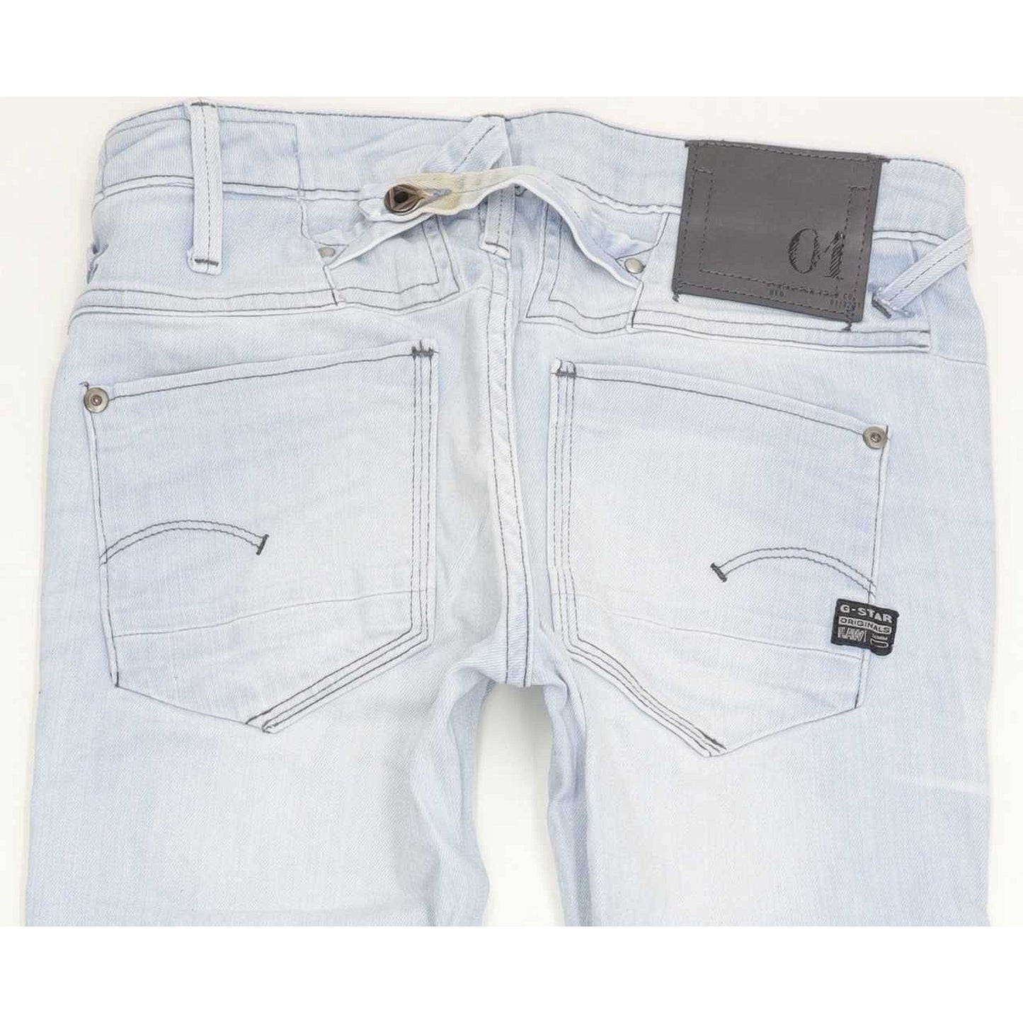 G-Star Duca Women Blue Skinny Slim Stretch Jeans W25 L32