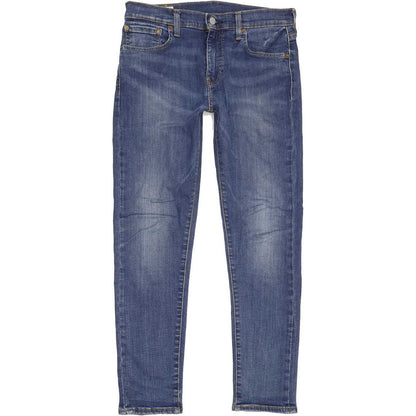 Levi's 512 Men Blue Tapered Slim Stretch Jeans W30 L29