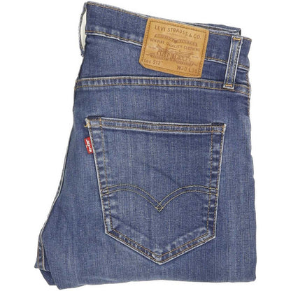 Levi's 512 Men Blue Tapered Slim Stretch Jeans W30 L29