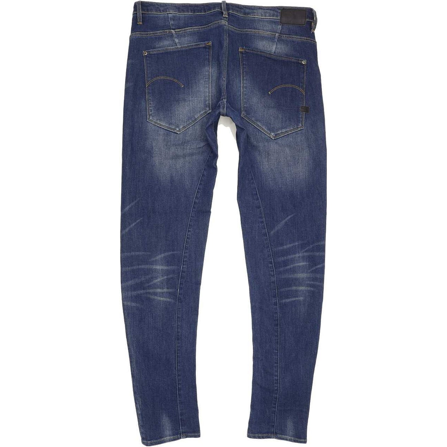 G-Star Type C 3D Women Blue Straight Loose Boyfriend Stretch Jeans W29 L34