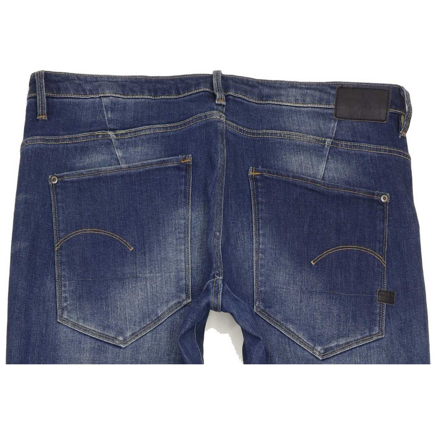 G-Star Type C 3D Women Blue Straight Loose Boyfriend Stretch Jeans W29 L34