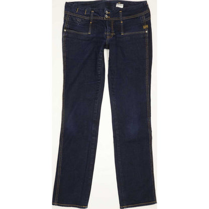 G-Star New Cube Women Blue Straight Slim Stretch Jeans W30 L31