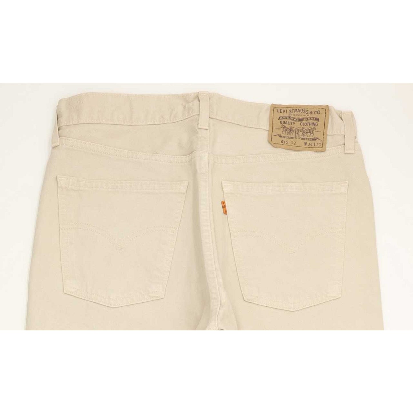 Levi's 615 Men Beige Straight Regular Jeans W34 L30