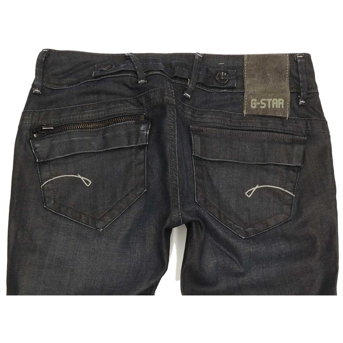G-Star 3301 Women Navy Straight Slim Jeans W30 L31