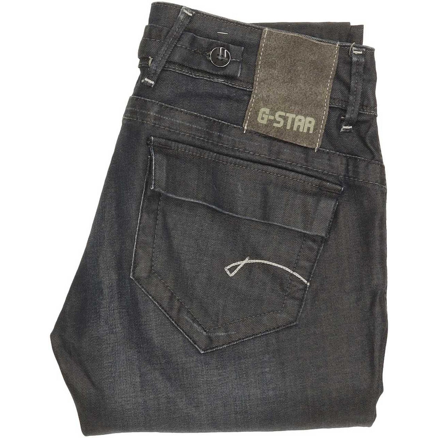 G-Star 3301 Women Navy Straight Slim Jeans W30 L31