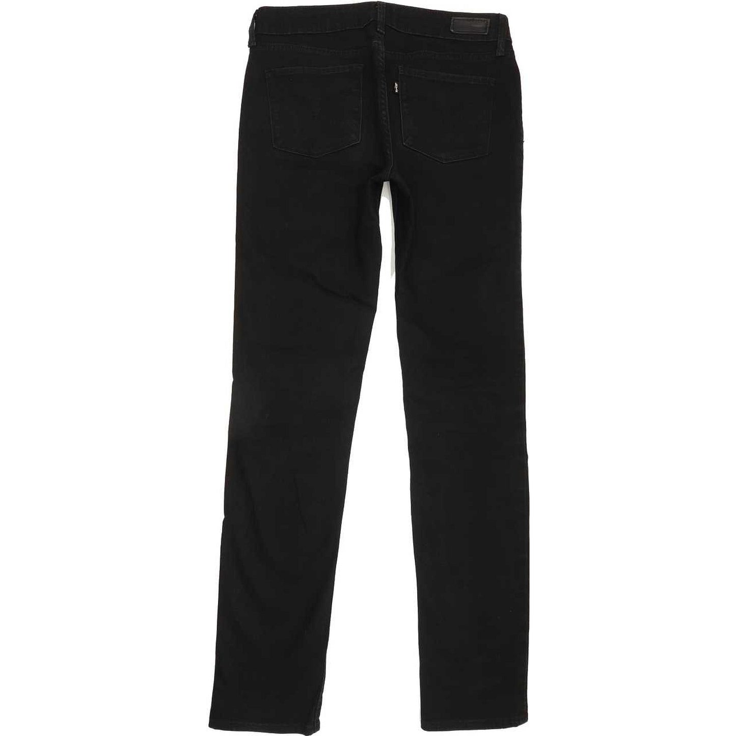 Levi's Slight Curve Women Black Straight Slim Stretch Jeans W27 L32